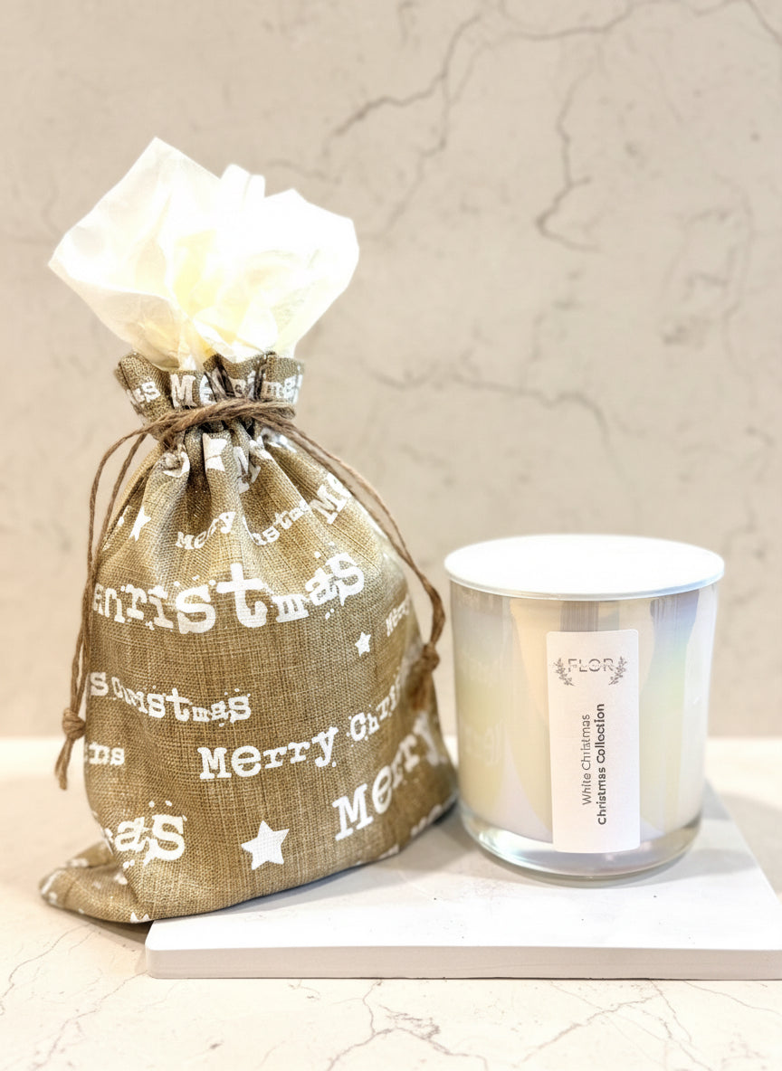 White Christmas Candle 8oz