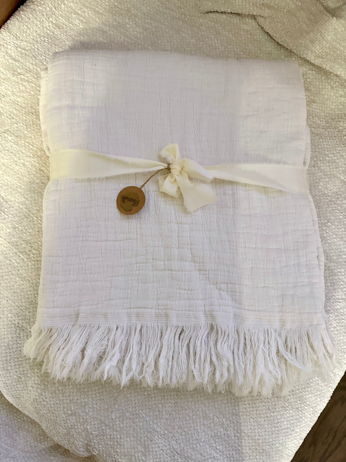 100% Cotton Throw Blanket
