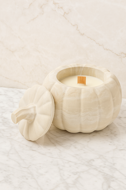 Perfect Pumpkin Luxury Concrete Candle - Limited Edition