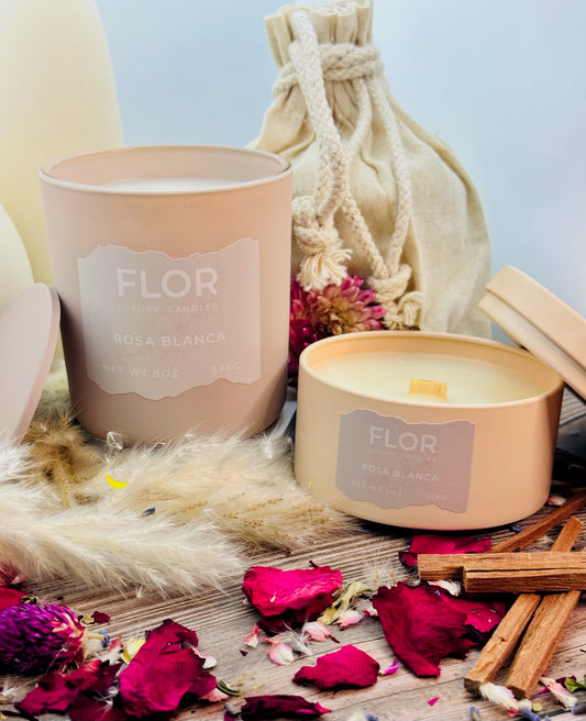 Rosa Blanca 2 in 1 Gift Set 8oz & 5oz